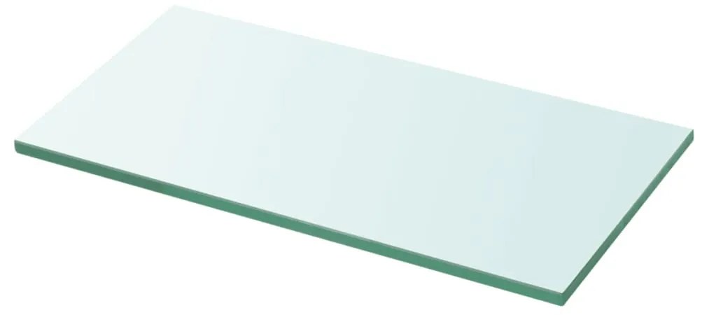 Átlátszó üvegpolc panel 30x12 cm
