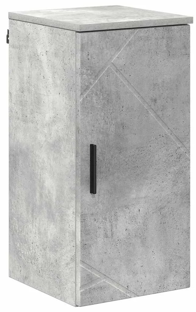 Fürdőszoba bútor szett 5 pcs Beton szürke 61 x 35 x 64 cm
