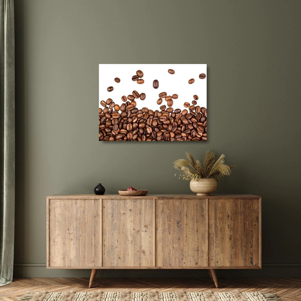 Kép - Kávébab (üvegen) (70x50 cm)