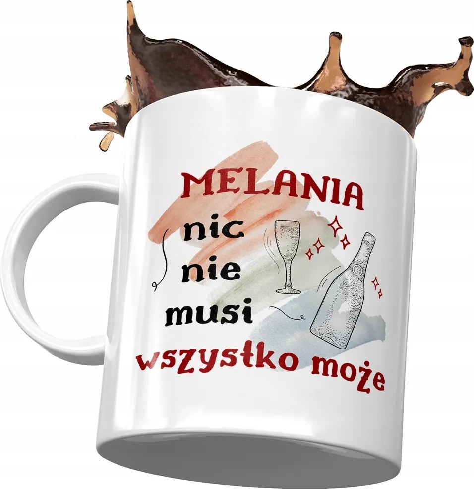 Melania Bögre Feleség Barátnő Ajándék Nyomtatott Fotóval