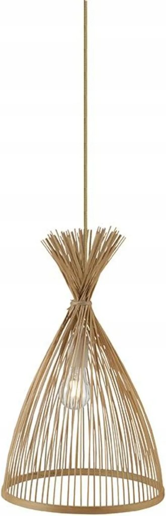 Aca Lighting függeszték 1XE27 bambusz ÁTM30XH154CM Serifos TF661P30BO