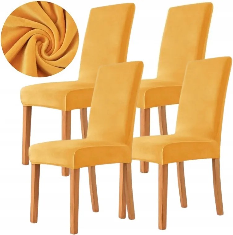 4 Db-os Székhuzat Szett Prémium Velúr Plüss Elasztikus