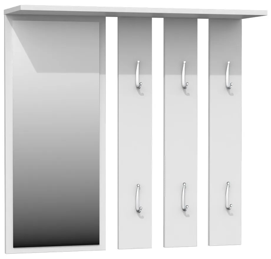 Drohmo Opal tükrös fogas, 85x82x15 cm, fehér