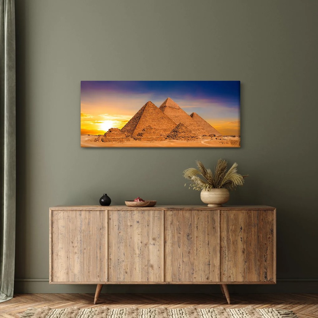 Kép - Egyiptomi piramisok (120x50 cm)