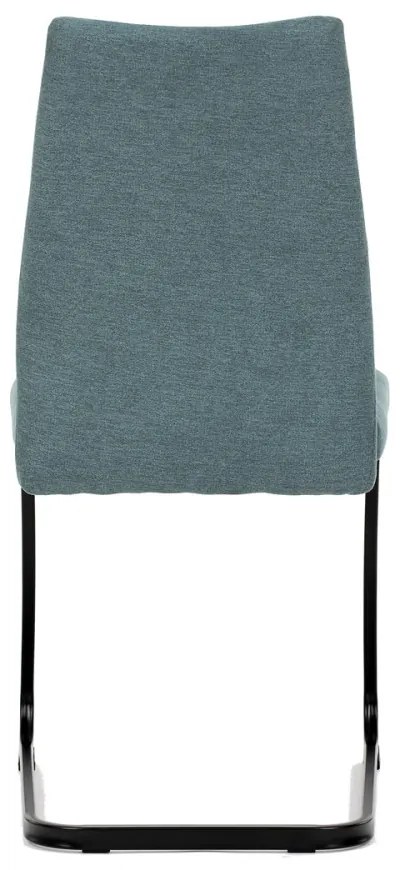 Zöld Szövet Szánkótalpas Étkezőszék. DCL-438