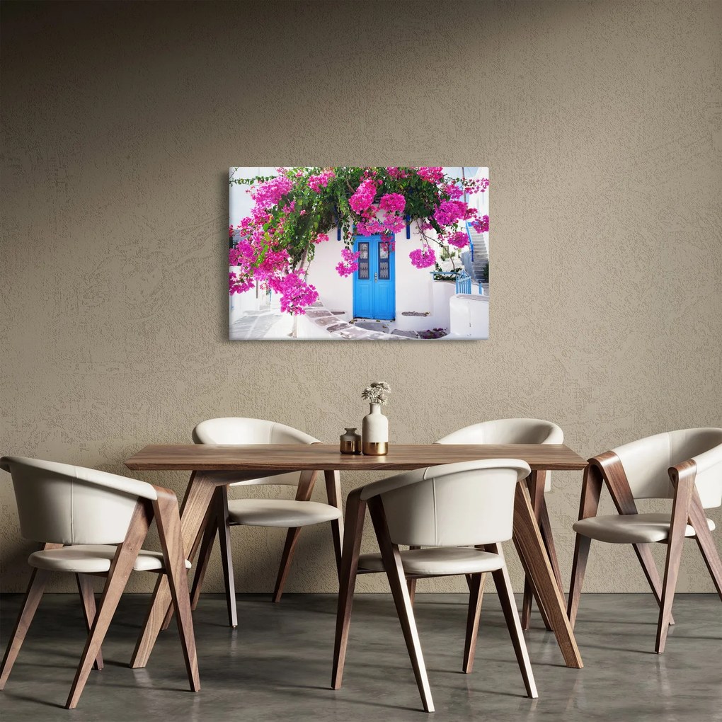 Kép - Hagyományos görög ház (90x60 cm)