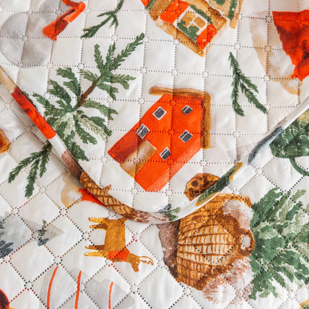 Ágytakaró FESTIVE MAGIC, színes kivitel Méret: 170 x 210 cm