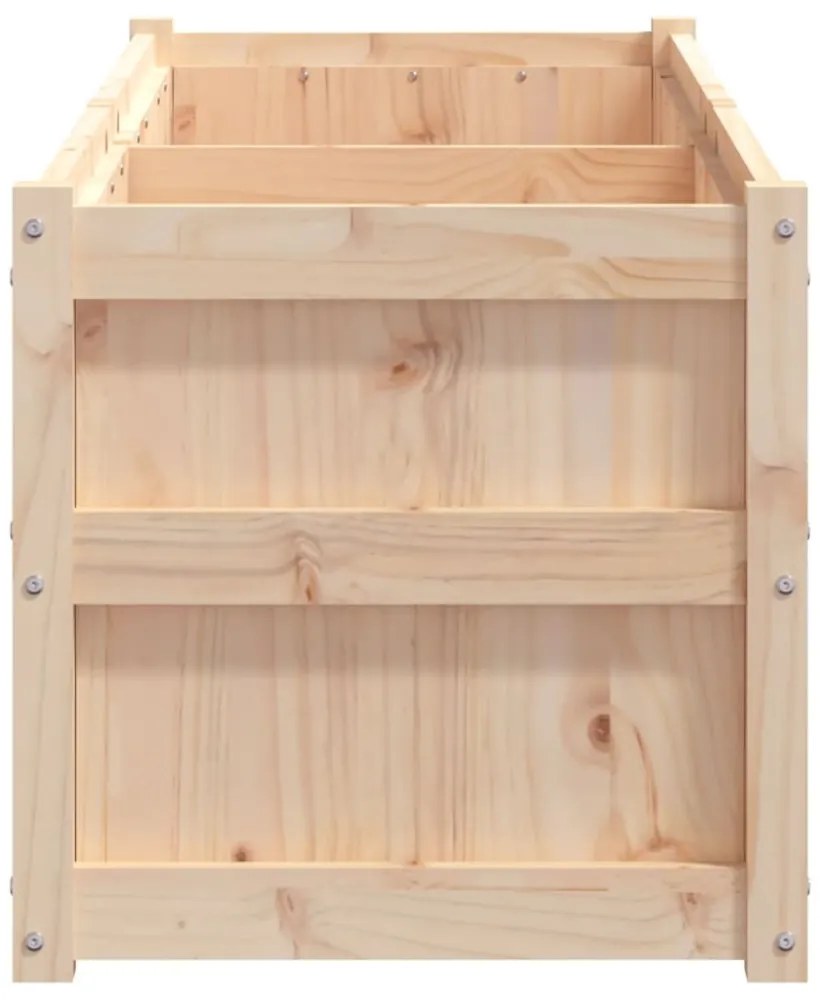 vidaXL tömör fenyő kerti virágláda 150 x 50 x 50 cm