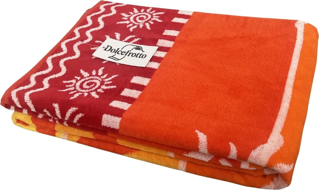 STROMBOLI Strandtörölköző narancs 165x90cm