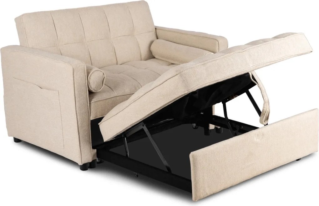 Dönthető, alvófunkciós fotel corra bézs, fotel