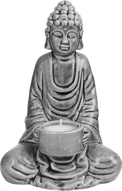 BUDDHA mécsestartó szobor