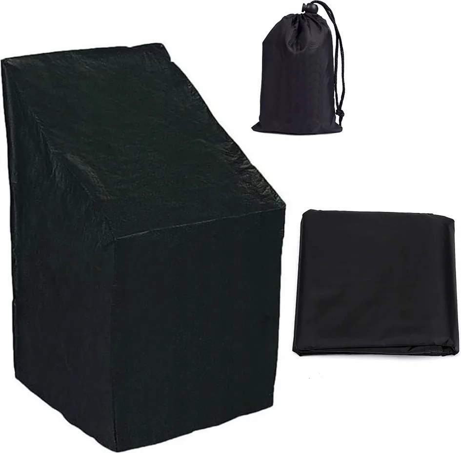 Kerti szék huzat ponyva védőhuzat fekete