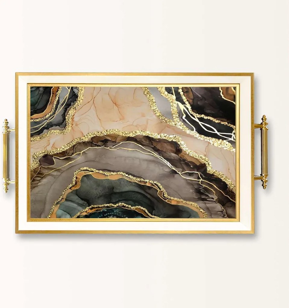 Üveg tálca, 38×24 cm – TPB10046