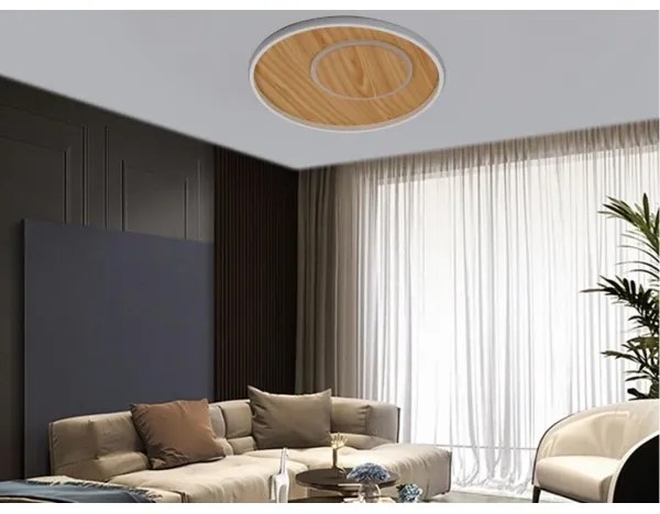 LED dimmelhető mennyezeti lámpa LED/65W/230V 3000-6500K barna + DO