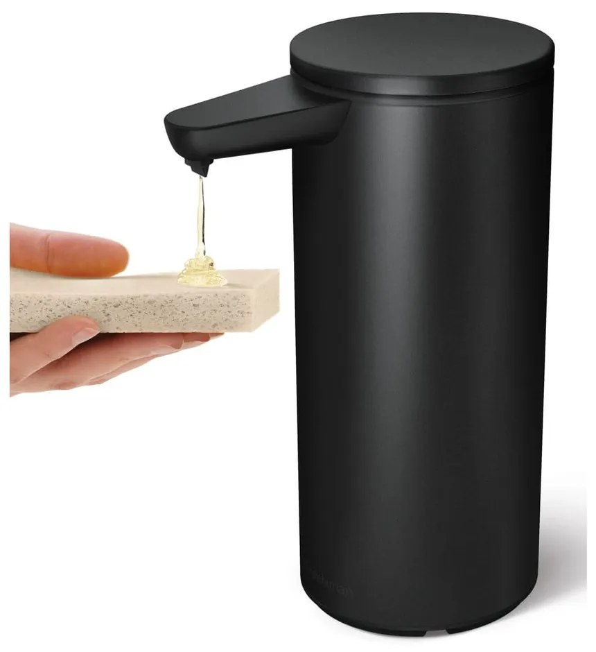 Matt fekete automata acél szappanadagoló 414 ml – simplehuman