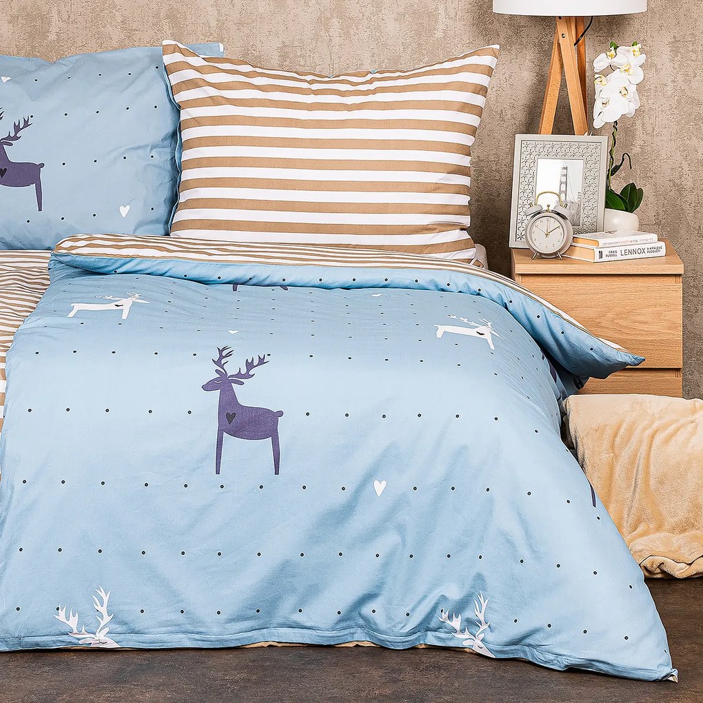 4Home Deer pamut ágyneműhuzat