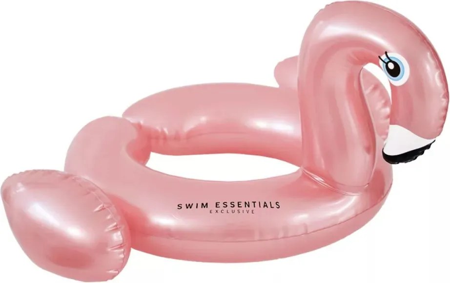 Swim Essentials Gyerek Úszógumi Hátul Rose Gold Flamingó 56 Cm