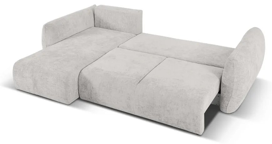 Világosszürke sarokkanapé (bal oldali) Matera – Cosmopolitan Design