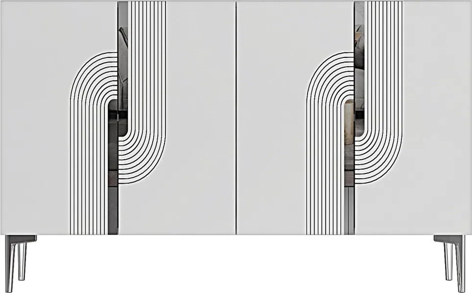 Meyra 120 - White, Silver