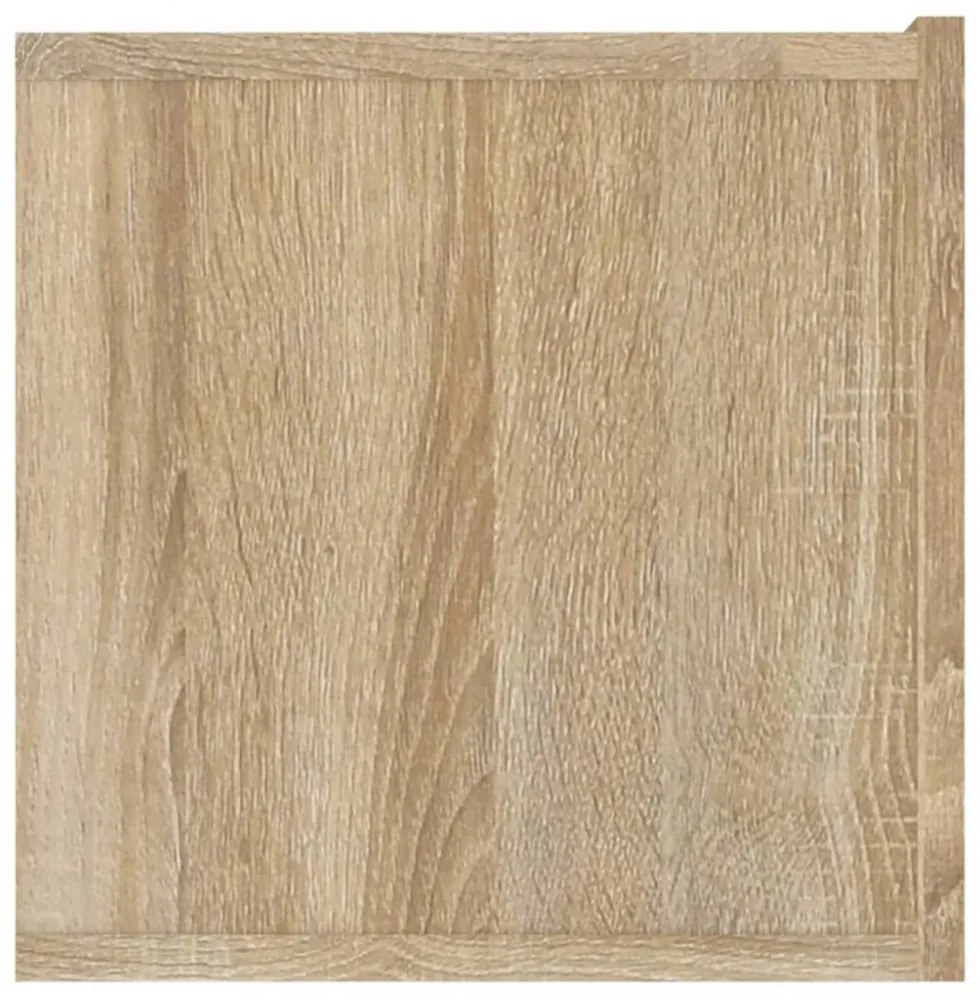 2 db sonoma tölgy szerelt fa TV-szekrény 80x30x30 cm