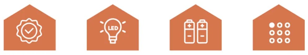 LED oszlopos gyertya RUHHY 12,5 cm bézs