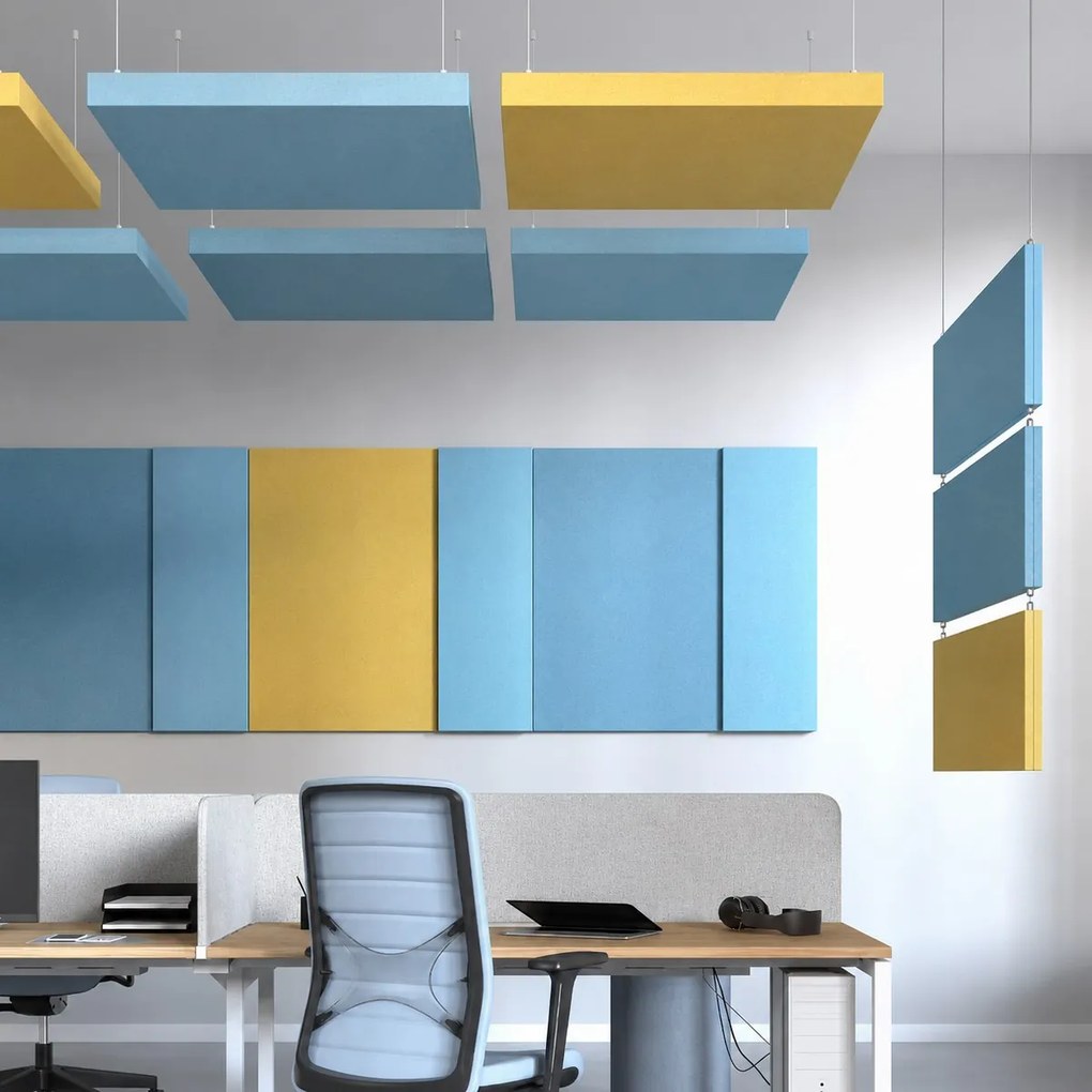 Bilnora extra sűrű mennyezeti zajcsökkentő panel 120x120x1,2cm - 11 Sötétkék