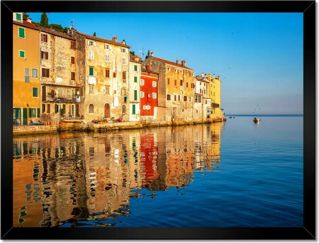 Poszterek keretben 40x30 Rovinj óvárosa