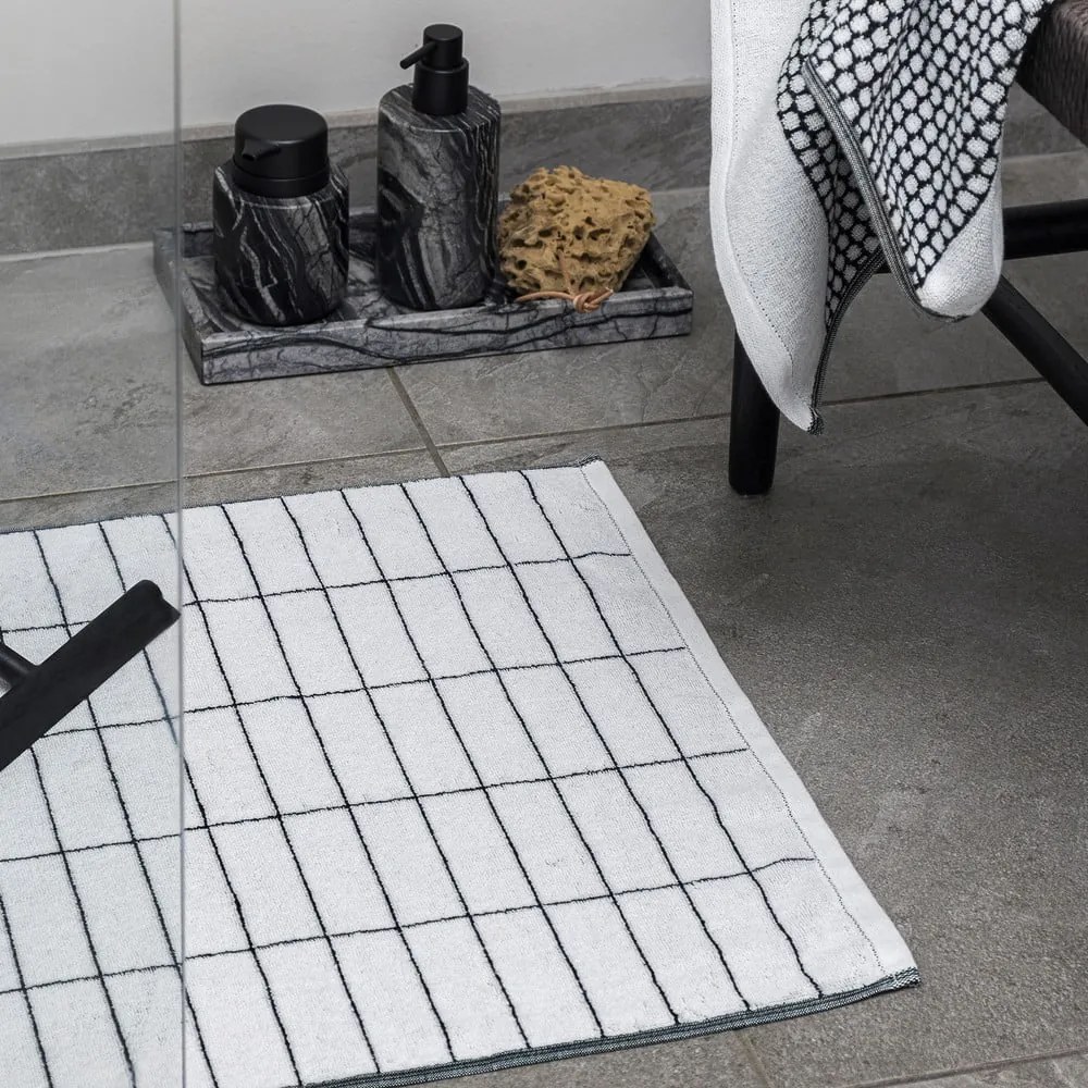 Fehér fürdőszobai kilépő 50x80 cm Tile Stone – Mette Ditmer Denmark