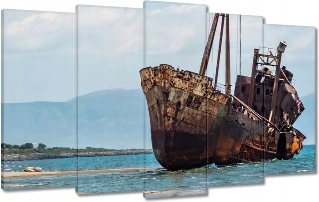 Vászonkép 100x60 Tengerészet Tengeri hajók