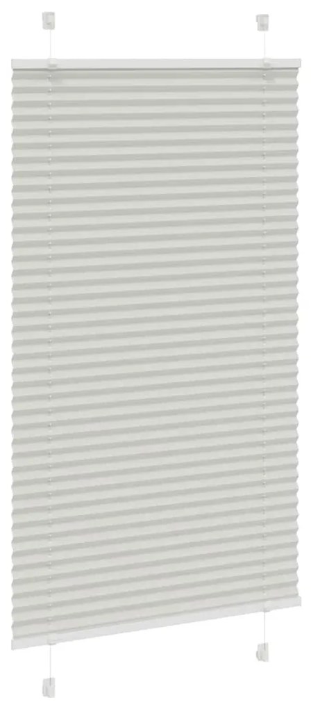 pliszírozott redőny világosszürke 75x150 cm szövetszélesség
