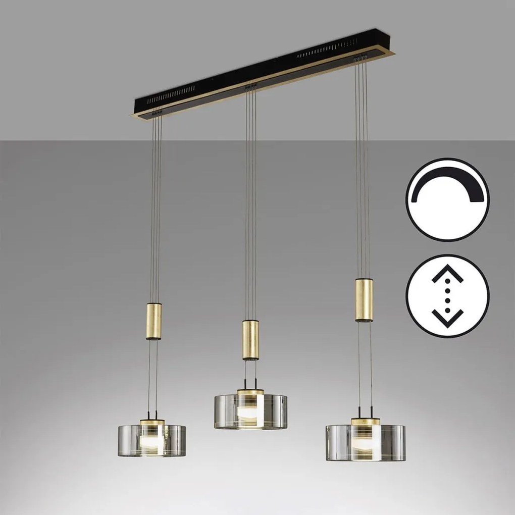 Fischer&Honsel Lavin 61016 Lepel lámpa 3x9W/LED 2700K 2900 lm IP20