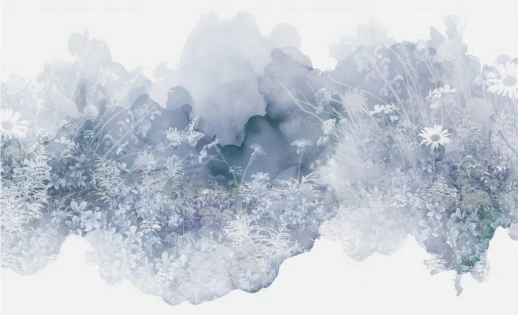 Dekoratív Fotótapéta Hálószobába Virágos rét 416x254 Ragasztó