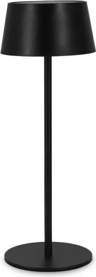 LED dimmelhető érintésvezérelt napelemes lámpa LED/3W/5V USB 1800 mAh IP44 fekete