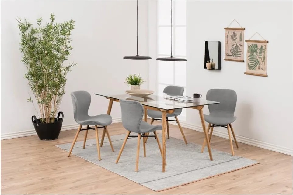 Batilda 2 db világosszürke étkezőszék - Actona