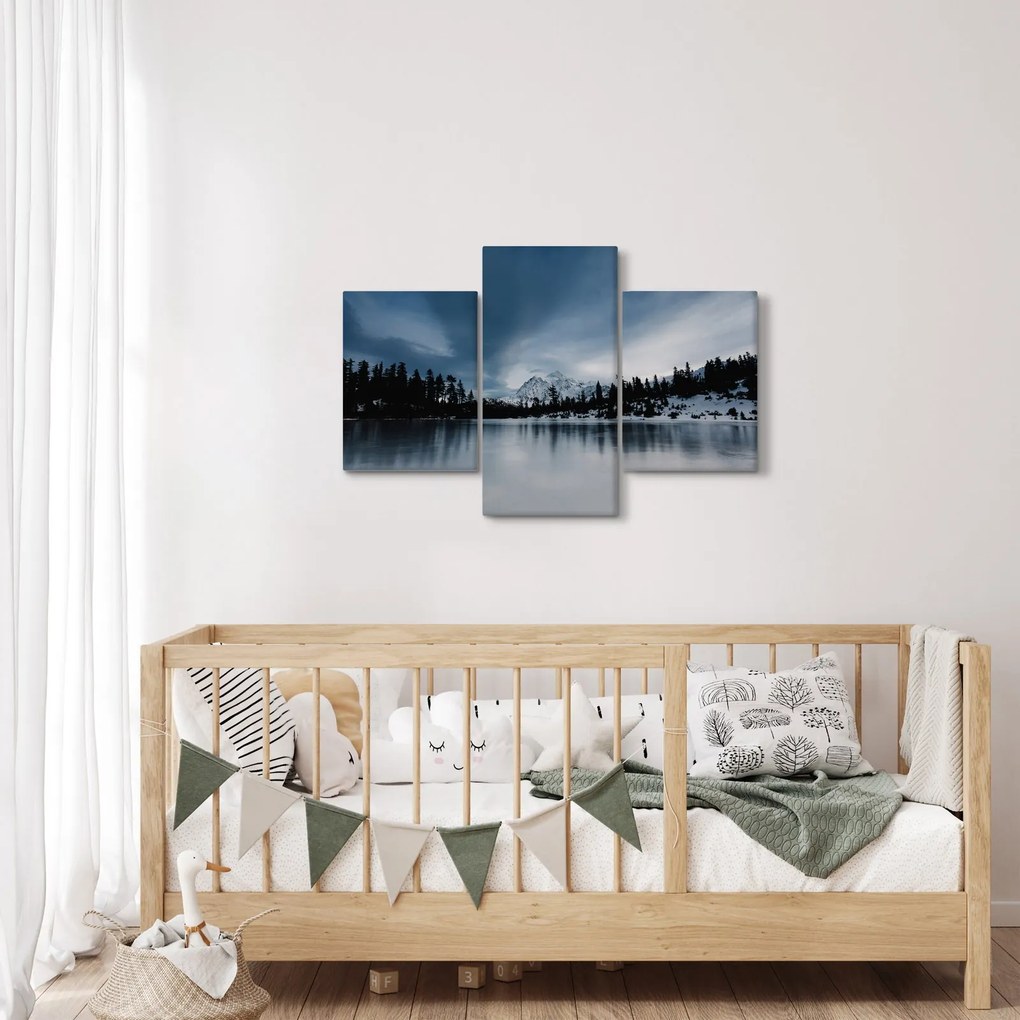 Kép - A befagyott tón (90x60 cm)