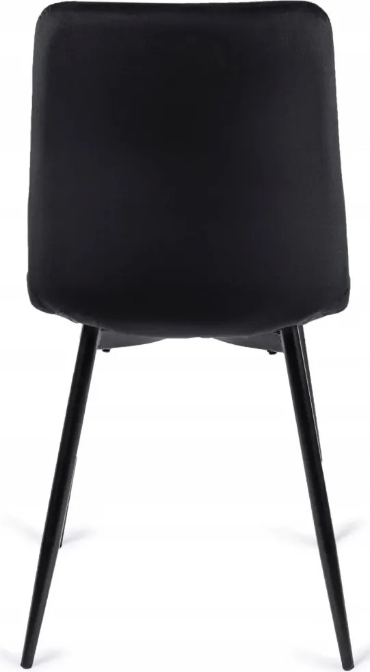 szett étkezőasztal MAX 80-160 cm craft tölgy/fekete és 6 szék PERU fekete