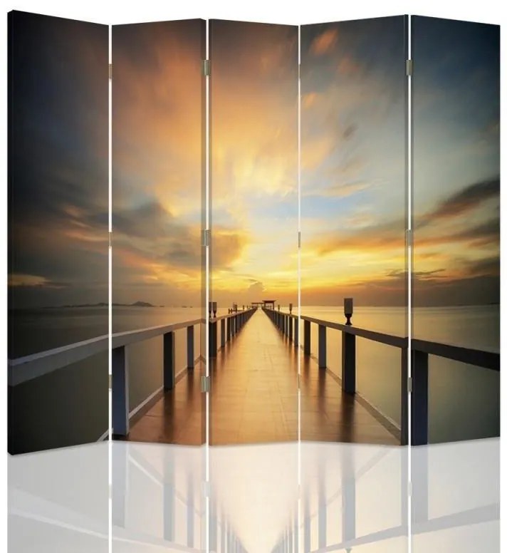 Gario Paraván Egy híd a napfényben fürödve Méret: 180 x 170 cm, Kivitelezés: Klasszikus paraván