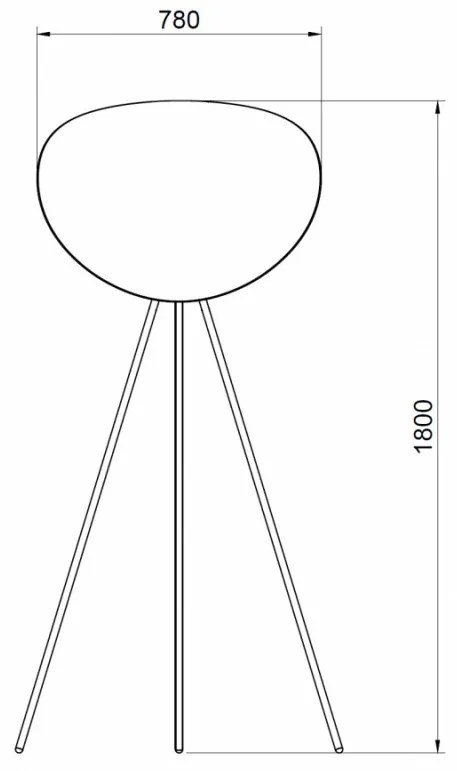 Állólámpa Bronz HIND RABII 30008