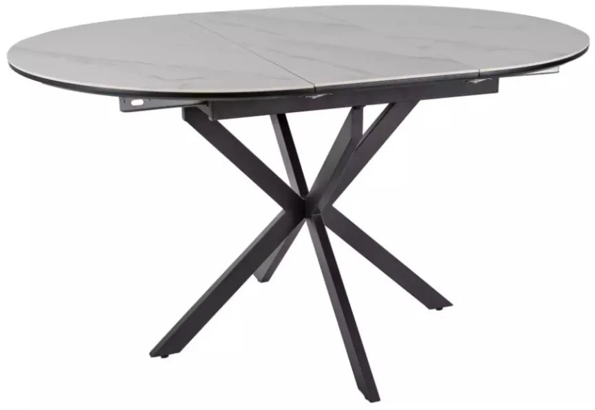Gaston bővíthető kerámia étkezőasztal fehér 100-135cm