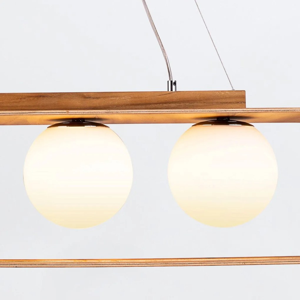 Quintiesse modern skandináv függeszték sfera fa elsqn-sfera-3p-teak