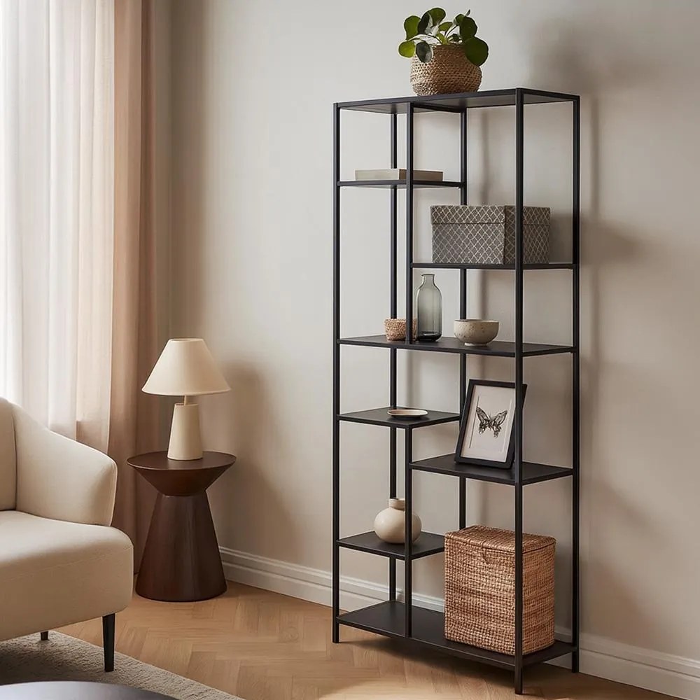 AVENBERG ARCANA Polc 165 x 80 cm - fekete