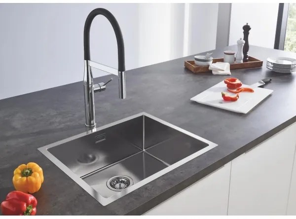 GROHE 31726SD0 - K700 konyhai mosogató, 550 × 450 mm, rozsdamentes acél