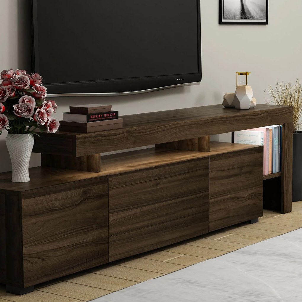 TV szekrény Beliz - Walnut