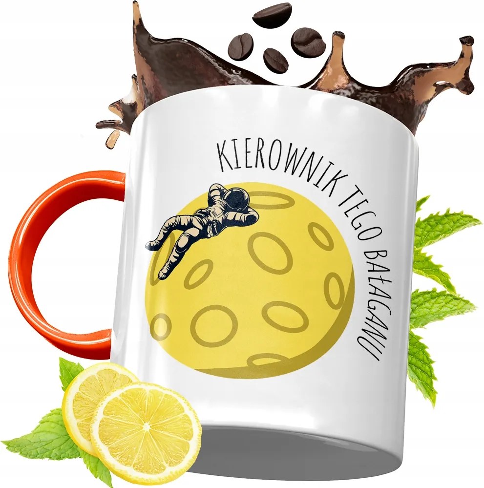 Narancssárga Bögre Főnöknek Ajándék fényképes nyomtatással