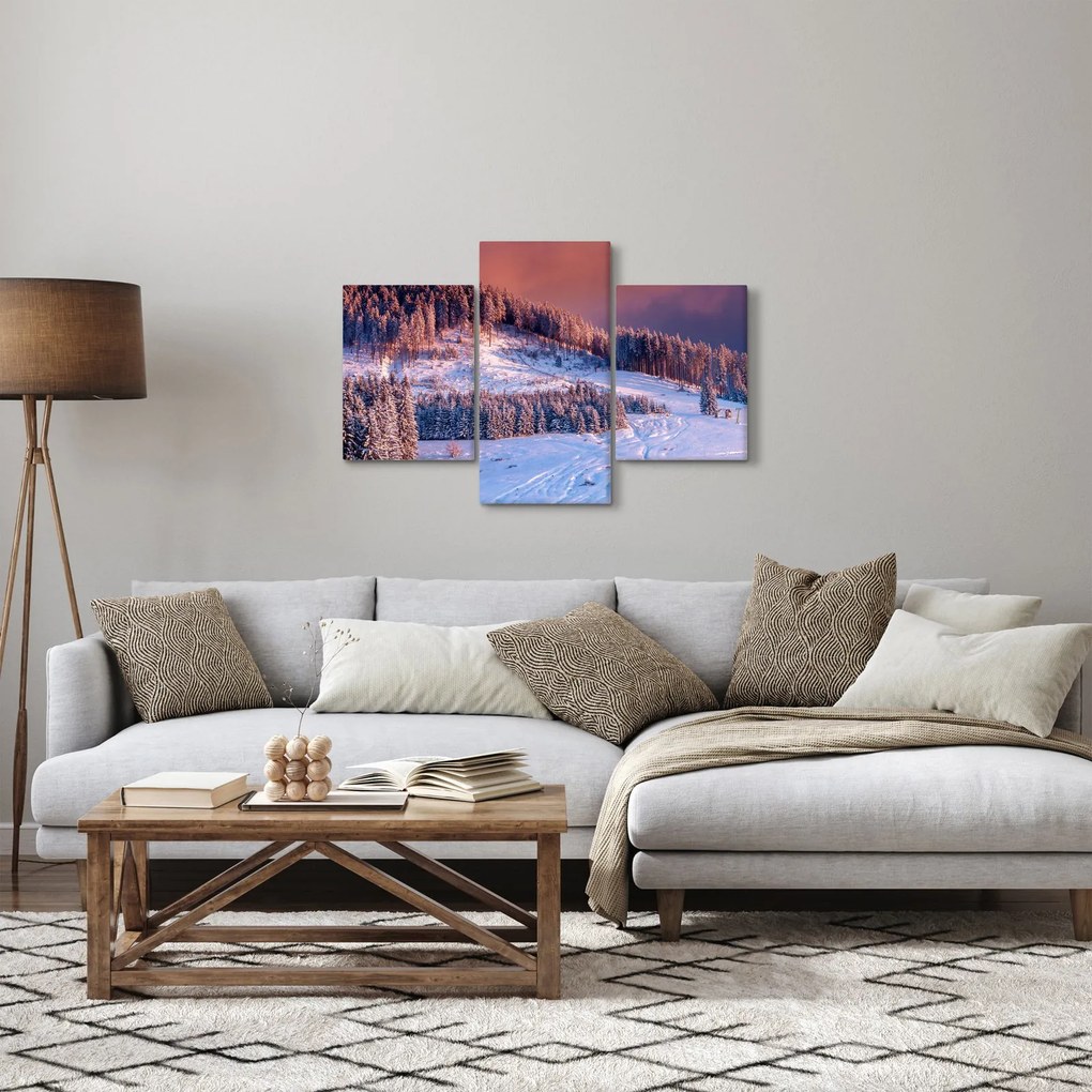 Egy kép egy téli tájról (90x60 cm)