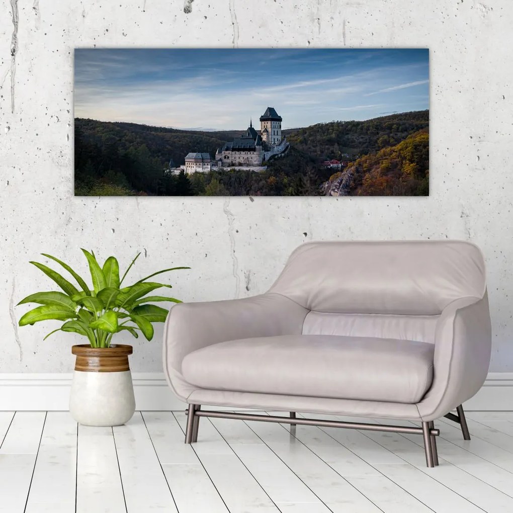 Karlstejn képe (120x50 cm)