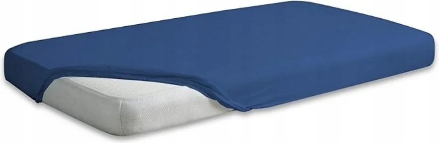 Szatén lepedő 210/220x190/200 sötétkék