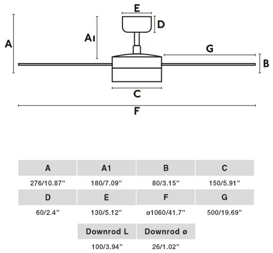 FARO 34285-1TW - LED Dimmelhető ventilátor CRUISER LED/18W/230V 2700/4000/6500K + távirányító