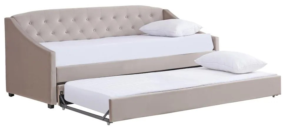 Széthúzható ágy 90 cm Asesorar (barnaszürke) . 1116213
