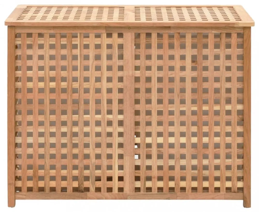 tömör diófa szennyeskosár 87,5 x 46 x 67 cm